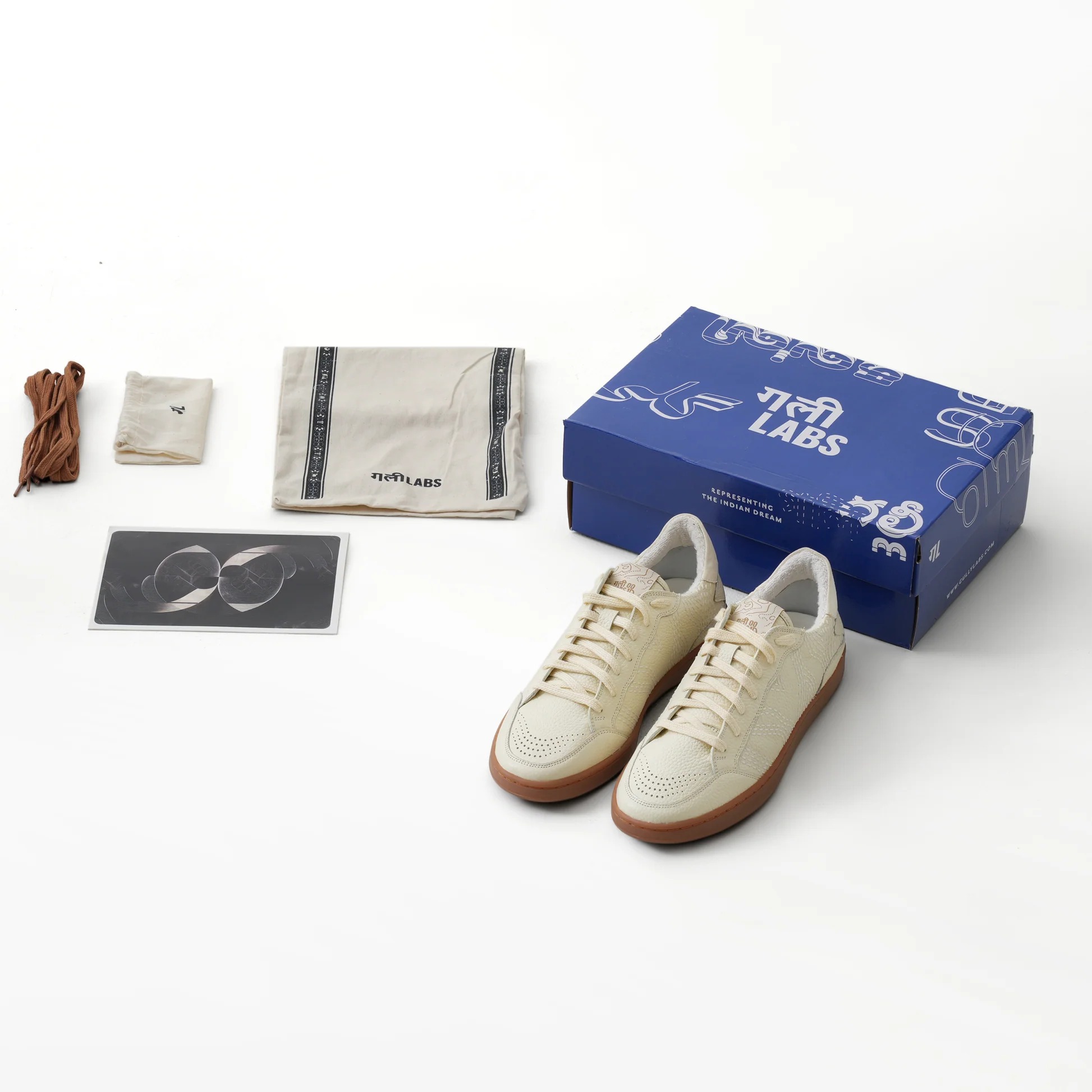 Gully Number 001 - DVAITA Calico White - Image 4